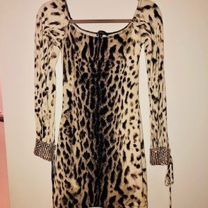 Authentic Sky Leopard Dress